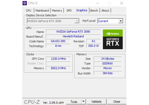 Видеокарта/GPU HP RTX 3090