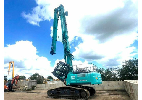 Продается экскаватор-разрушитель Kobelco SK400DLC-10 с высотой стрелы 26 м