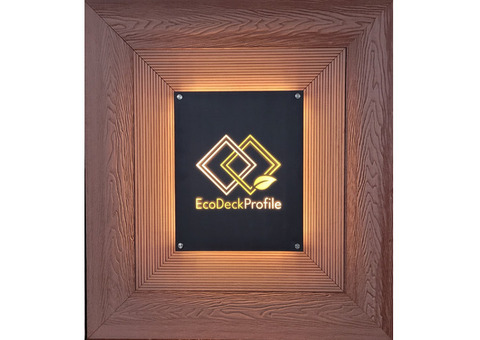 Композитная террасная доска Ecodeckprofile от производителя.