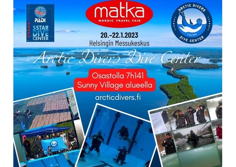Arctic Divers Dive Center на Matkamessut 20-22.1.23