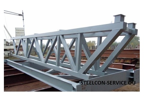 offer subcontract works:frame steel hall, pipe construction